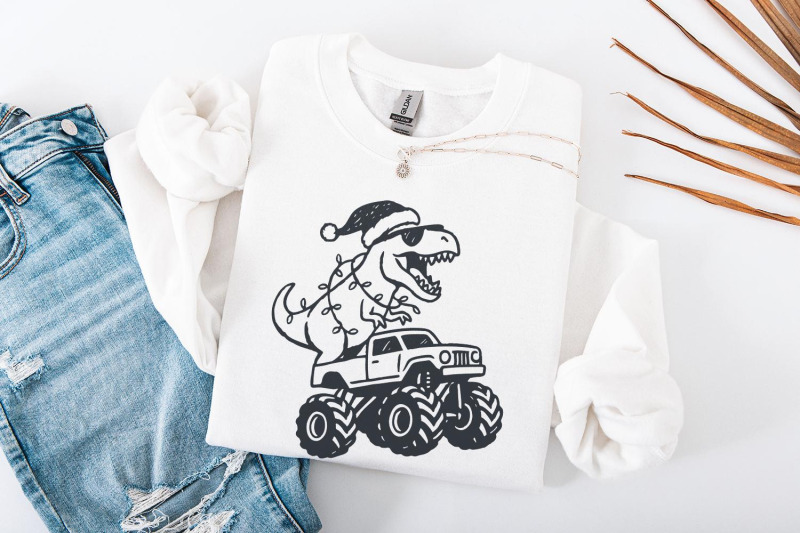 t-rex-merry-christmas-png-dinosaur-monster-truck-png-holiday-dinosau