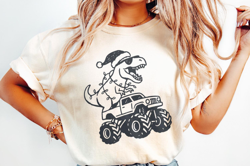 t-rex-merry-christmas-png-dinosaur-monster-truck-png-holiday-dinosau