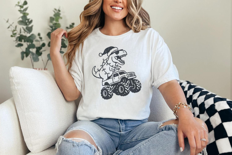 t-rex-merry-christmas-png-dinosaur-monster-truck-png-holiday-dinosau
