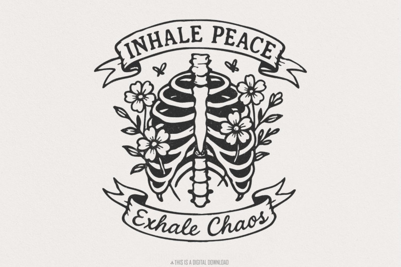 inhale-peace-exhale-chaos-png-skeleton-floral-digital-download-mindf
