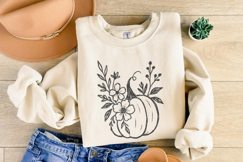 pumpkin-floral-png-digital-download-fall-flower-clipart-autumn-pump