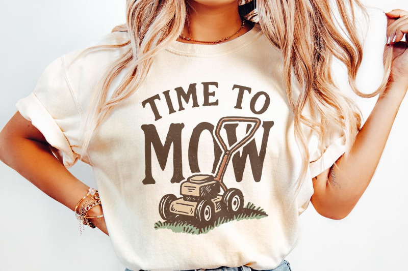 time-to-mow-png-lawn-mower-png-grass-cutting-art-gardening-shirt-d