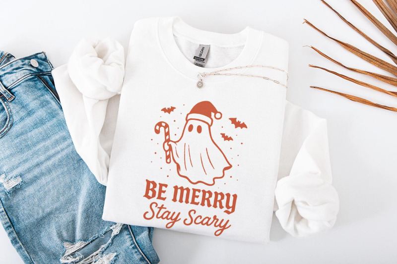 be-merry-stay-scary-png-christmas-ghost-clipart-funny-holiday-shirt