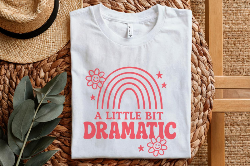 a-little-bit-dramatic-png-rainbow-shirt-retro-quote-digital-download