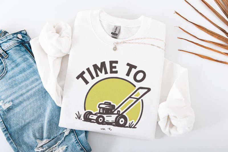 time-to-mow-png-lawn-mower-retro-design-grass-cutting-shirt-gardeni