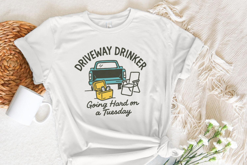 driveway-drinker-png-going-hard-on-a-tuesday-funny-beer-lover-design
