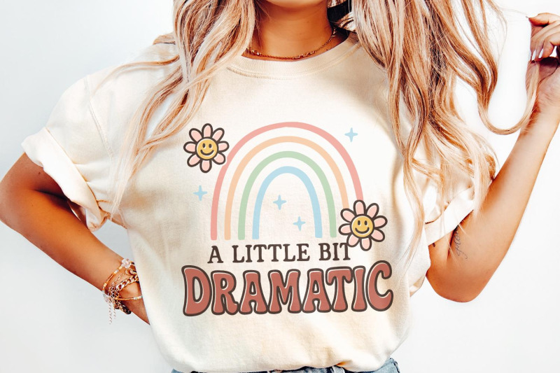 a-little-bit-dramatic-png-retro-rainbow-shirt-design-cute-pastel-flo