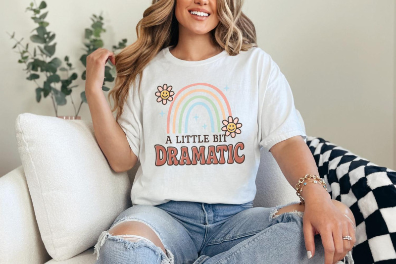 a-little-bit-dramatic-png-retro-rainbow-shirt-design-cute-pastel-flo