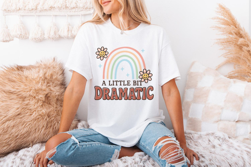 a-little-bit-dramatic-png-retro-rainbow-shirt-design-cute-pastel-flo