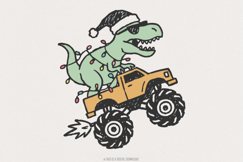 dinosaur-monster-truck-christmas-png-festive-t-rex-digital-download