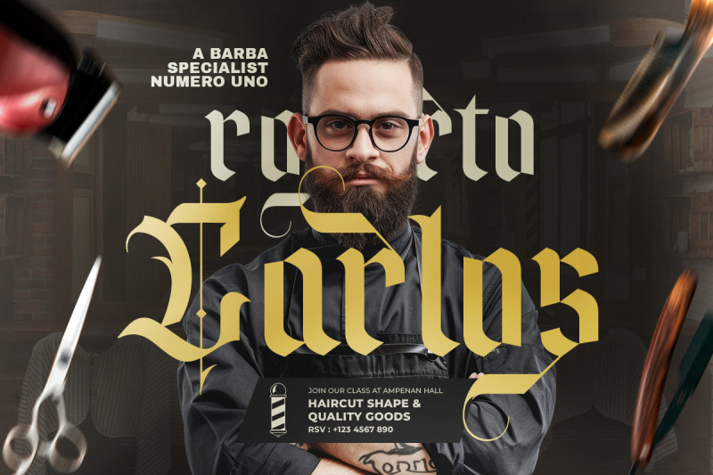 silent-black-stylish-blackletter
