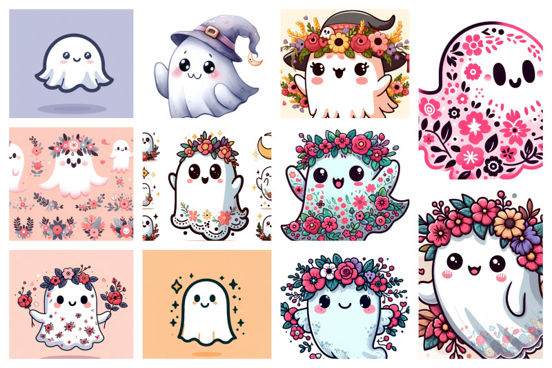 a-set-of-84-cute-adorable-ghost