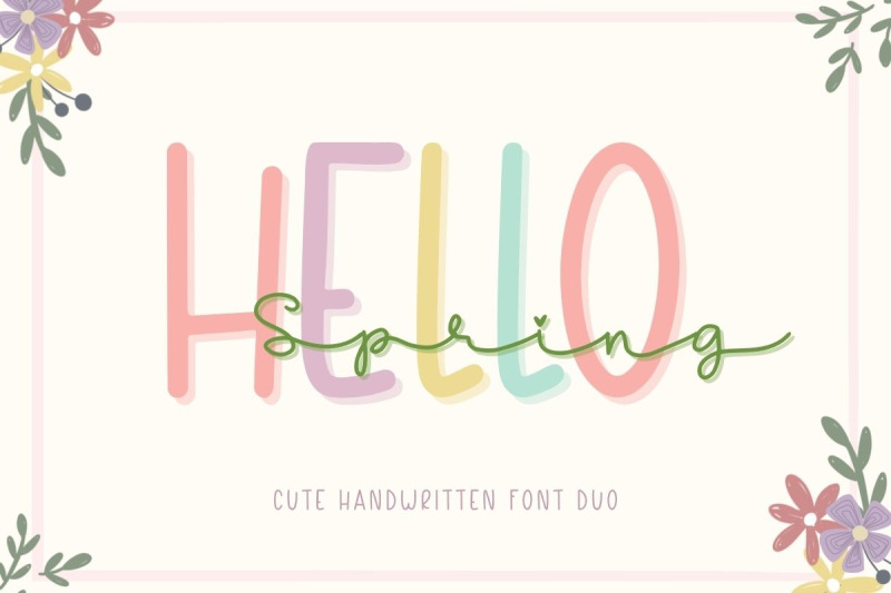 hello-spring-duo-font