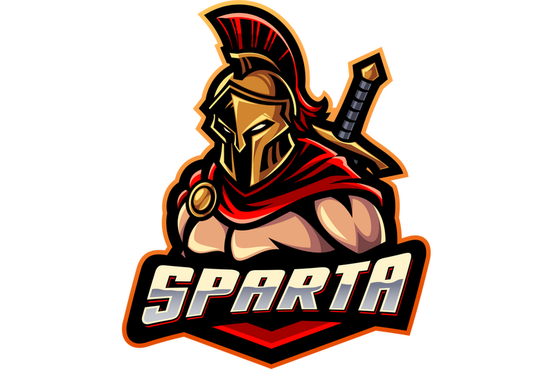 sparta-esport-mascot-logo-design