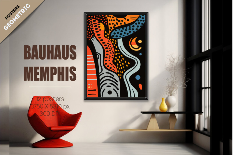 abstract-geometric-bauhaus-memphis-12-posters