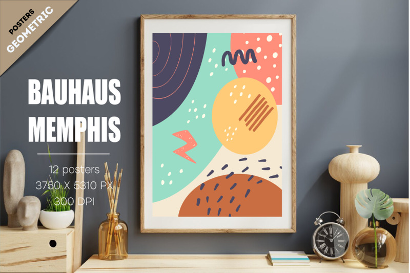abstract-geometric-bauhaus-memphis-12-posters