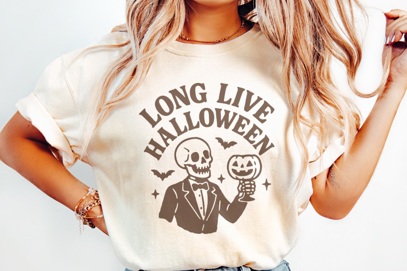 long-live-halloween-png-skeleton-suit-halloween-png-vintage-spooky-s