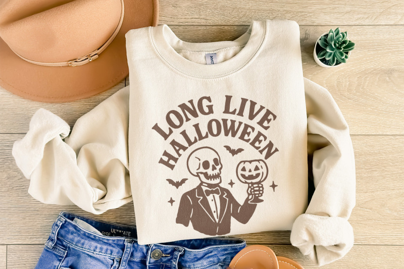 long-live-halloween-png-skeleton-suit-halloween-png-vintage-spooky-s