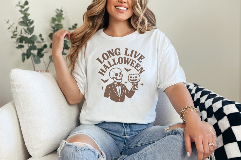 long-live-halloween-png-skeleton-suit-halloween-png-vintage-spooky-s