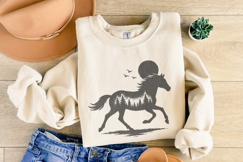 wild-forest-horse-png-digital-download-rustic-animal-art-print-runn