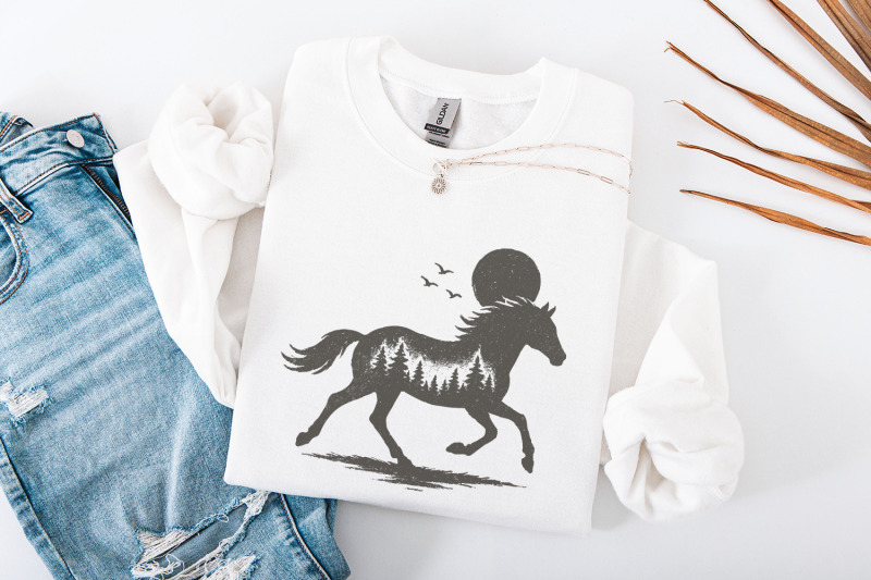 wild-forest-horse-png-digital-download-rustic-animal-art-print-runn