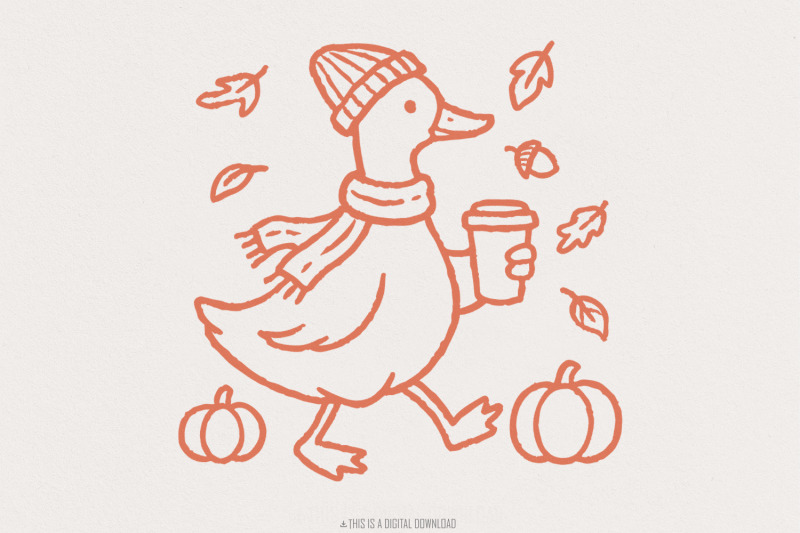 autumn-vibes-duck-png-cute-fall-animal-coffee-design-pumpkin-printab