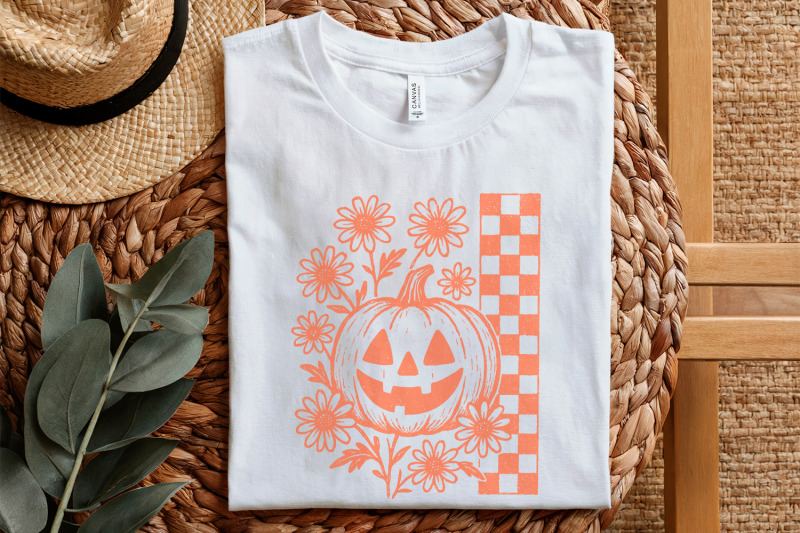 pumpkin-floral-png-vintage-halloween-png-digital-download-checkerboa
