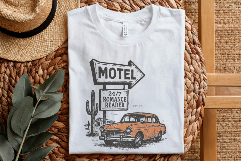 24-7-romance-reader-motel-png-retro-car-art-digital-download-vintage