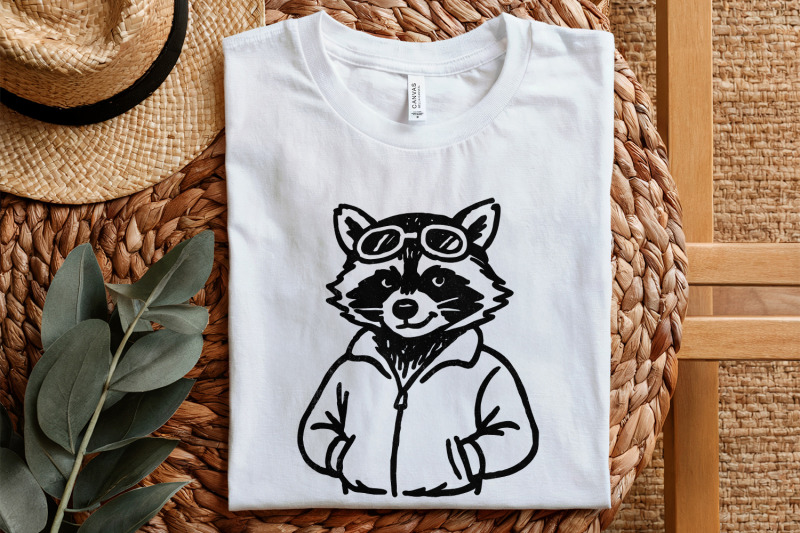 cool-raccoon-with-goggles-png-digital-download-animal-art-funky-retr