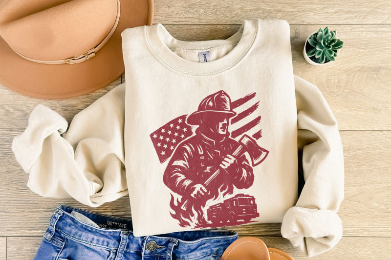 firefighter-png-american-flag-fireman-digital-download-ax-and-fire-t