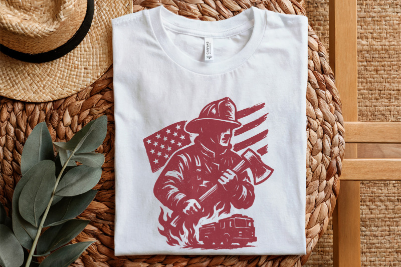 firefighter-png-american-flag-fireman-digital-download-ax-and-fire-t
