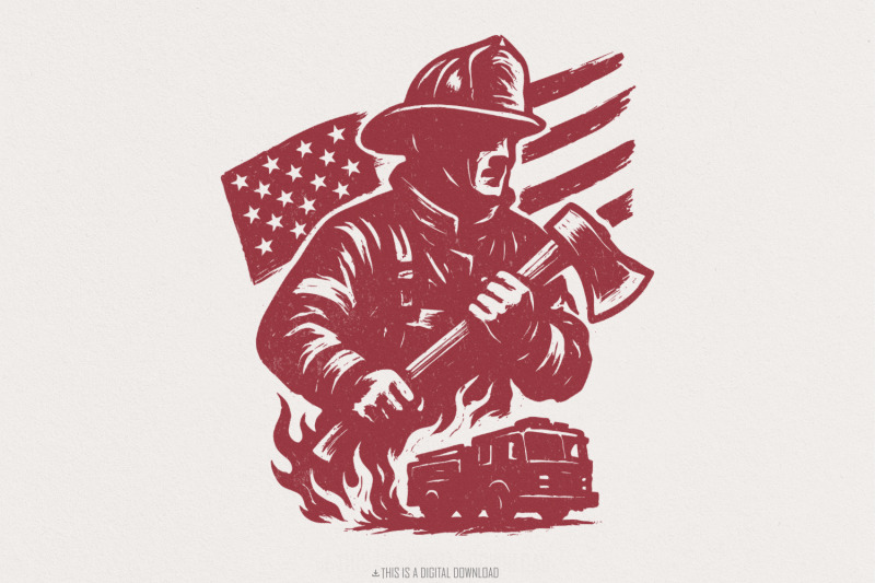 firefighter-png-american-flag-fireman-digital-download-ax-and-fire-t