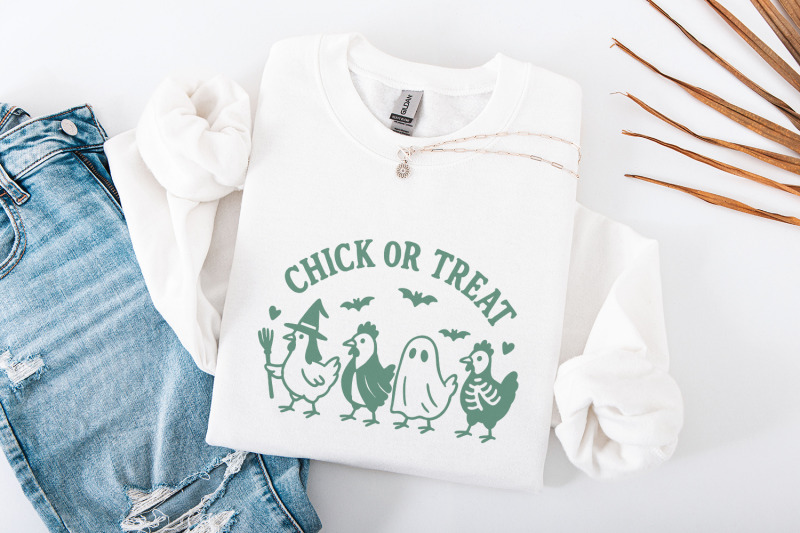chick-or-treat-png-funny-halloween-chicken-shirt-ghost-costume-farm