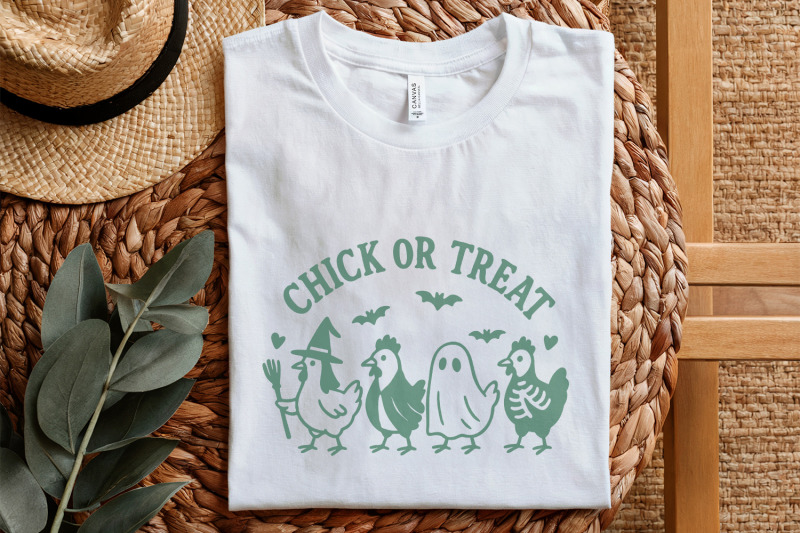 chick-or-treat-png-funny-halloween-chicken-shirt-ghost-costume-farm