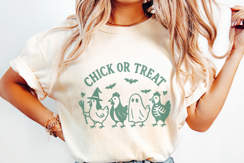 chick-or-treat-png-funny-halloween-chicken-shirt-ghost-costume-farm