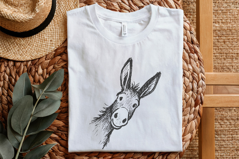funny-donkey-png-illustration-animal-drawing-clipart-quirky-farm-ani