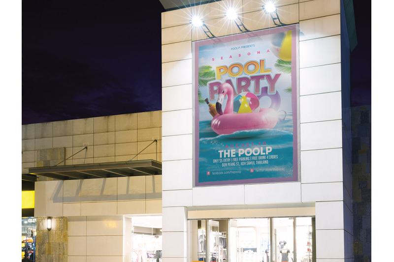 themed-seasonal-pool-party-flyer