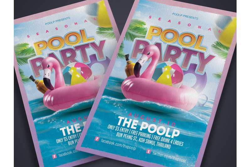 themed-seasonal-pool-party-flyer