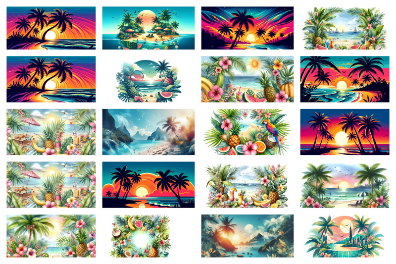 100-tropical-summer-background