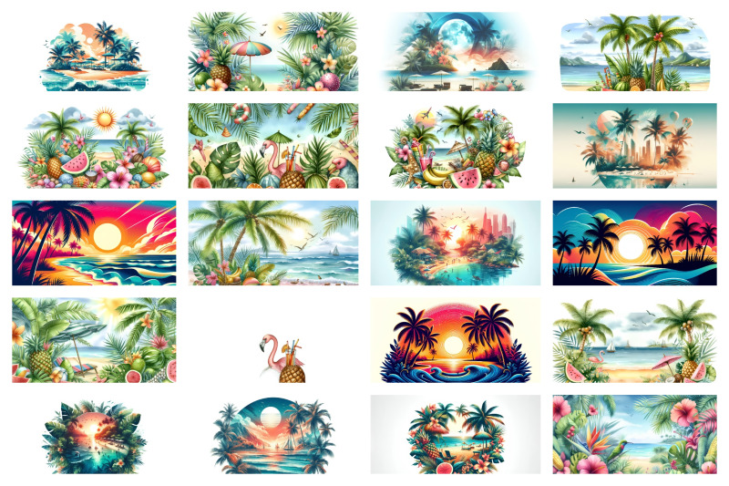 100-tropical-summer-background