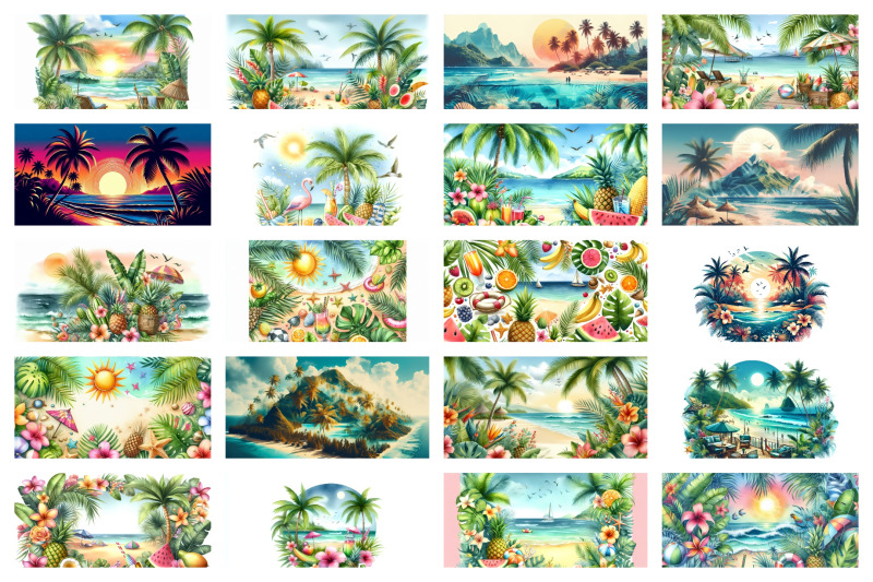 100-tropical-summer-background