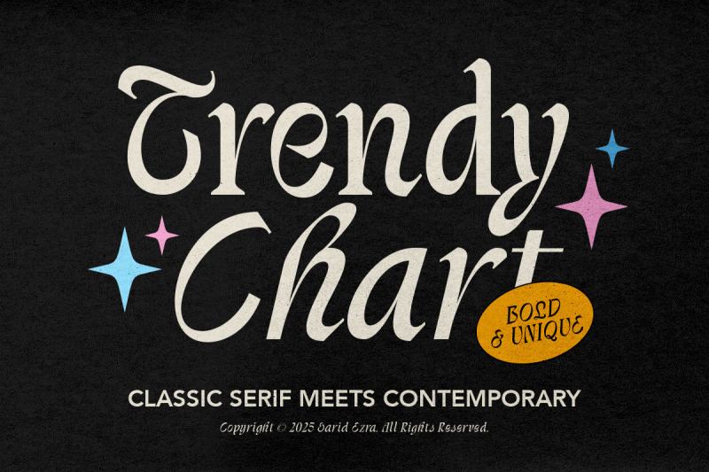 trendy-chart-unique-serif