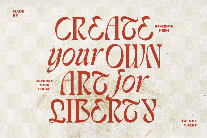 trendy-chart-unique-serif