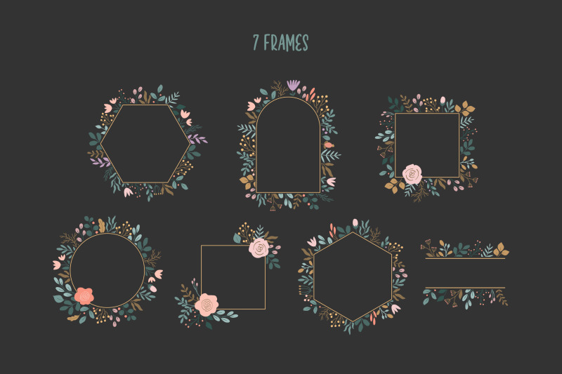 summer-florals-vector-collection