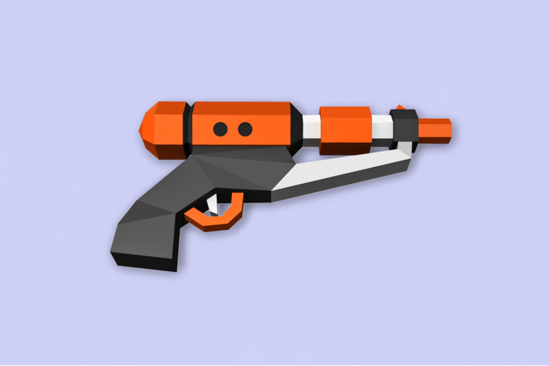 sci-fi-gun-3d-papercraft