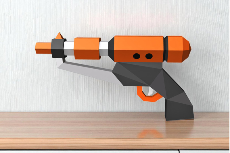 sci-fi-gun-3d-papercraft
