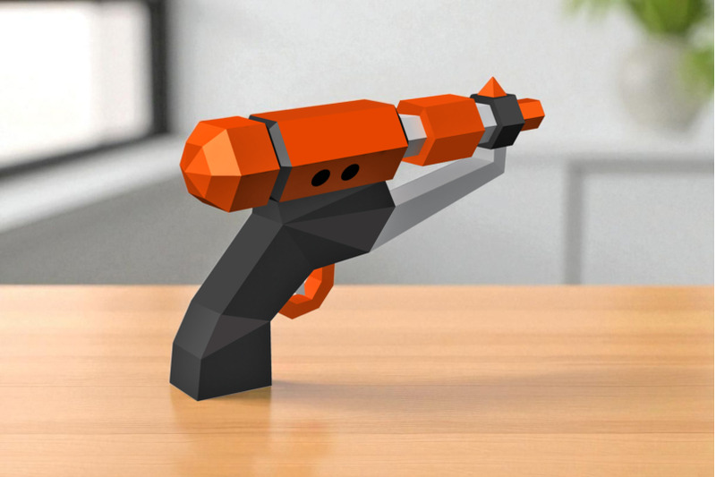 sci-fi-gun-3d-papercraft