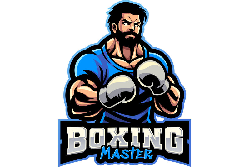 boxing-master-esport-mascot-logo-design