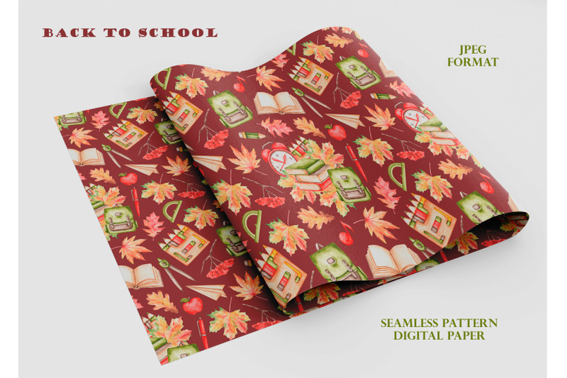back-to-school-watercolor-seamless-pattern-elementary-school