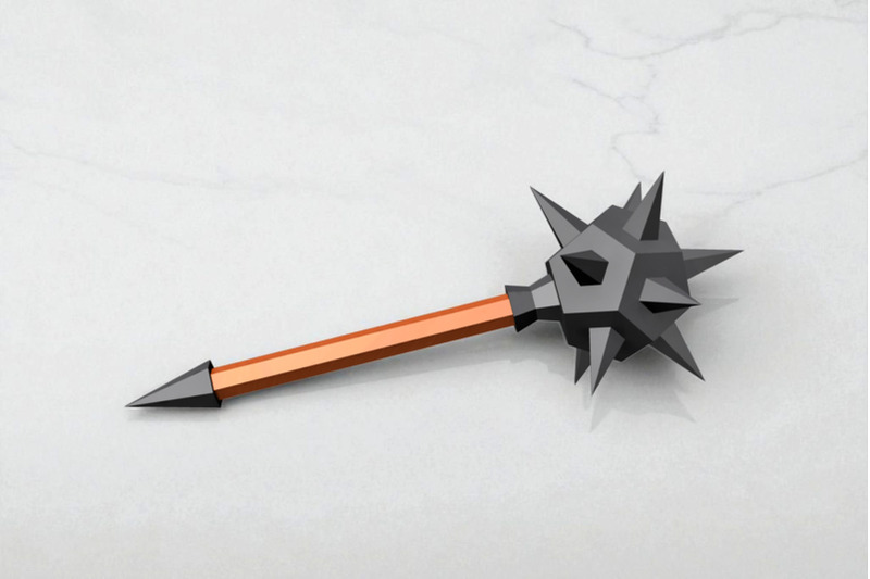 mace-3d-papercraft